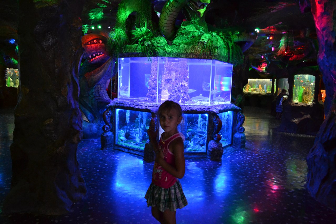 Детский отдых в аквариуме Евпатории
