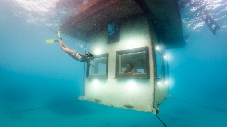 Underwater hotel in the Crimea